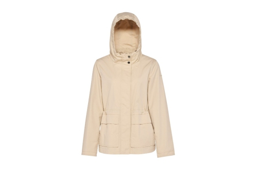 An image of Geox 'Lampedusa' hooded parka jacket - beige
