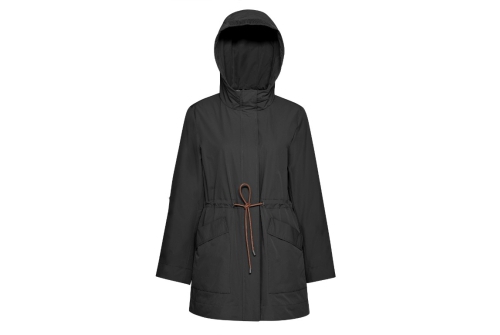 An image of Geox 'Dandra' parka jacket - black