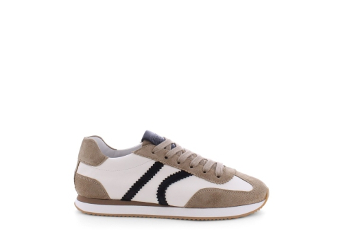 An image of K & S '222102' sneaker - white/nuts/blk