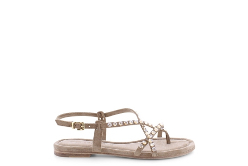 An image of K & S '112103' flat sandal - nuts
