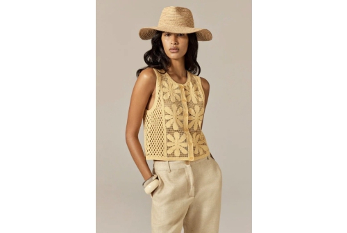 An image of Helen Kaminski 'Steevie' raffia hat 