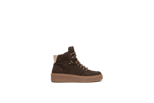 An image of Nero Giardini 'I617522D' high top - brown
