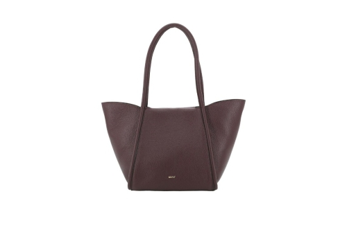 An image of Abro '032774-48' soft leather bag - burgundy
