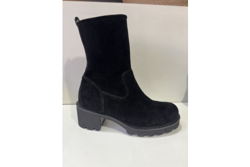 An image of Paul Green 8133 Ankle Boot - Black  