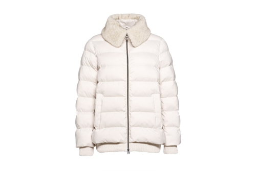 An image of Geox "Vilde" Down Jacket - Moonbeam